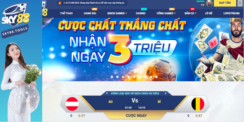 Đánh giá nhà cái sky88